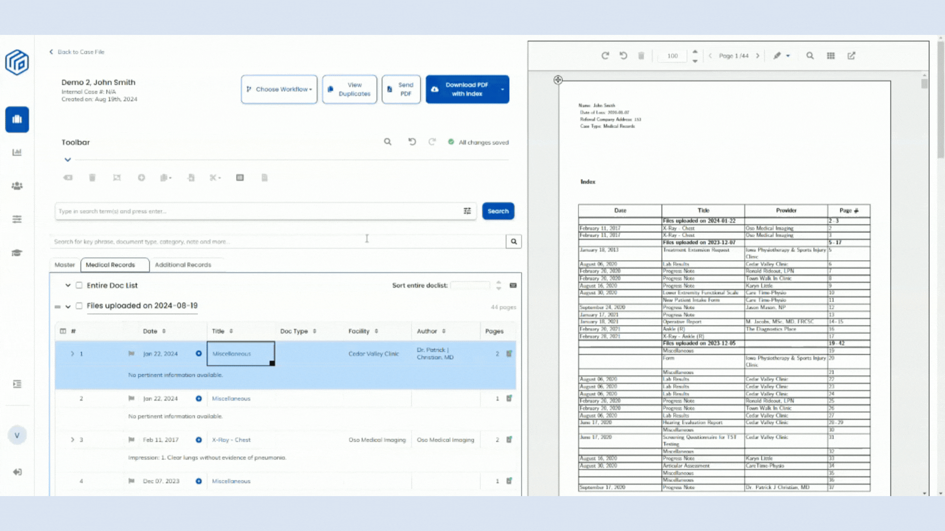 Dedupe Demo Video - New UI