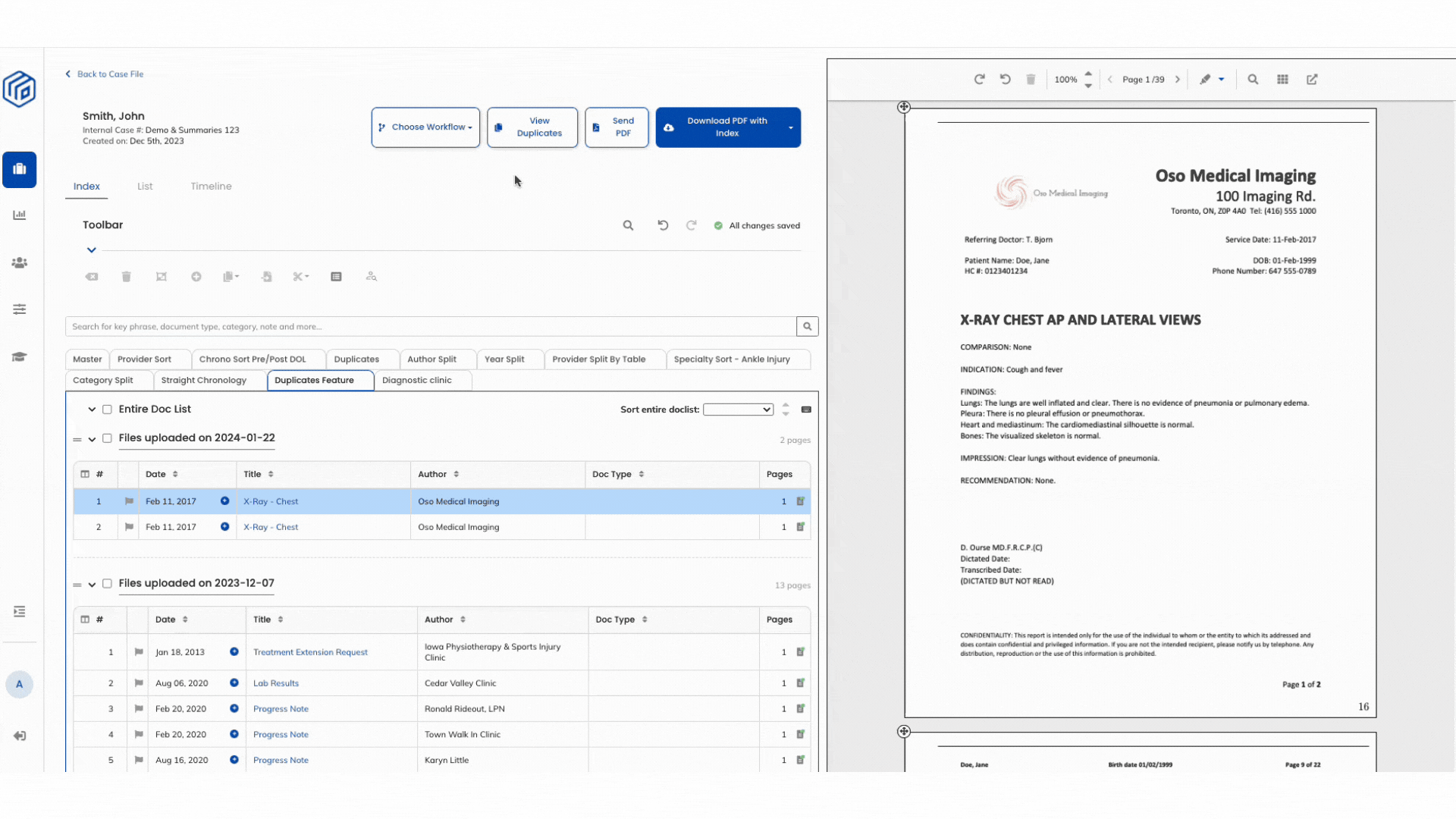 Duplicates Demo Video
