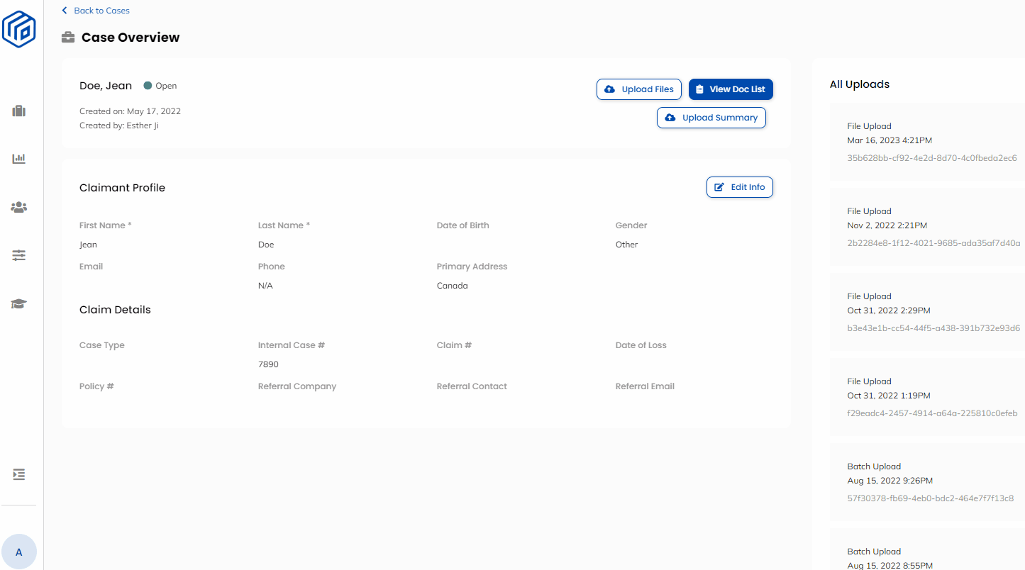 Upload Additional Docs